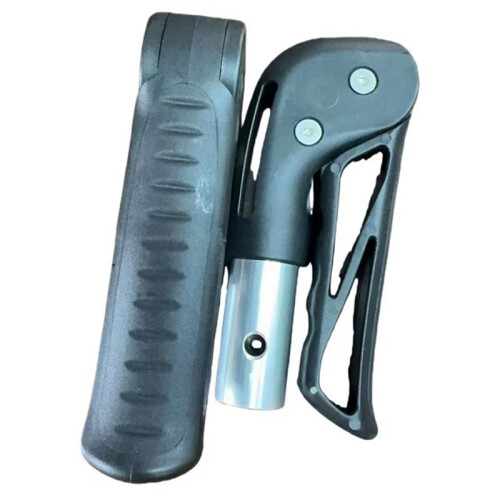 2X Wheelchair Accessories: Folding Plastic Handle with Button Structure for Sports Wheelchairs 1