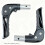 2X Wheelchair Accessories: Folding Plastic Handle with Button Structure for Sports Wheelchairs 7