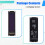 2X Real OLED Display 2.08 Inch 256x64 Graphic LCD Module White Display Screen LCM Screen SH1122 Controller Support SPI 7