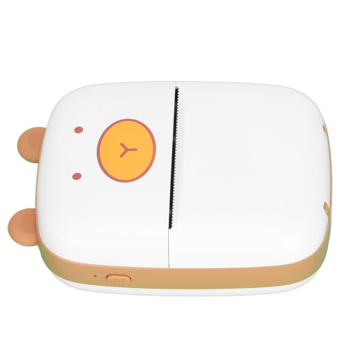 Cute Bear Shape Mini Wireless Printer 200dpi 57x30mm for Android/iOS 2