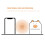 Cute Bear Shape Mini Wireless Printer 200dpi 57x30mm for Android/iOS 6