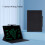 11.5 Inch LCD Writing Tablet with Protective Case, Reusable Electronic Drawing Board, Black 6