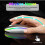 Rechargeable Bluetooth 5.0 Wireless Mouse Silent Click Ergonomic for Laptop Tablet PC White 2