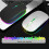 Rechargeable Bluetooth 5.0 Wireless Mouse Silent Click Ergonomic for Laptop Tablet PC White 3