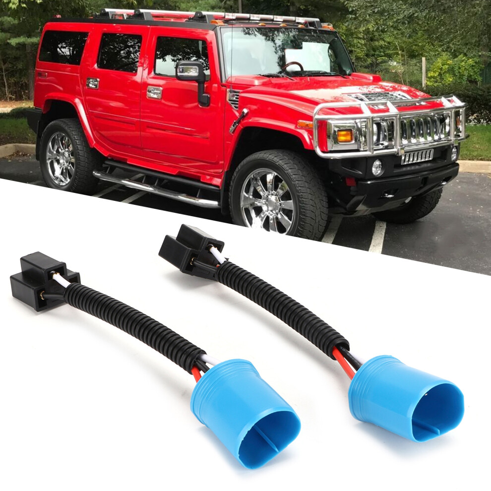 Headlight Wiring Adapter 9007 Male To H4 9003 Female For Hummer H2 12V-24V Use 8211391508866