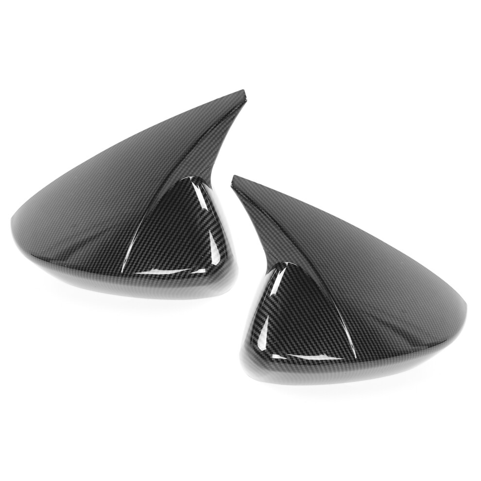 Mazda 3 Axela 2020 Side Mirror Cap Cover Pair In Carbon Fiber Style 6911391509383