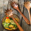 Ergonomic Handle Cooking Spoon Wood 30cm Length Nonstick-B 3
