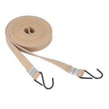 Heavy Duty Flat Bungee Cord 2.4cm x 4.6mm with Hook, 2.5m