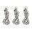 10PCS Heavy Duty Rubber Elastic Ropes 1.5m Tie Down String for Securing 16
