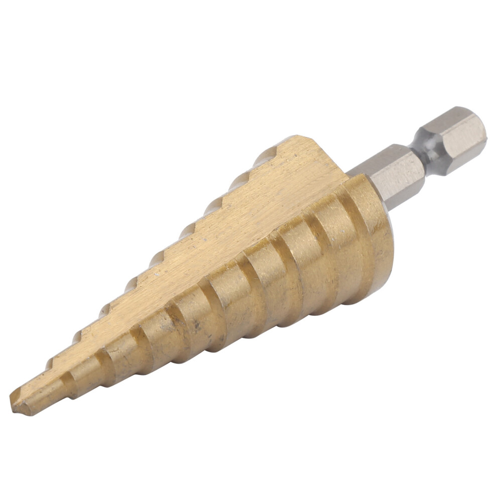 Multipurpose Step Drill Bit 4-22Mm High Speed Steel Taper Reaming Tool 7641391511138