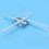 140 LEDs Ceiling Light Modern Silver 52cm 25W Bright White 3