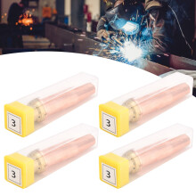 4 Stück Propan-Schneidbrennerdüsen – Kupfer-Bronze-Spritzdüsen für Gaschnitt 0,9/1,2/1,5 mm