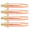 4Pcs Propane Cutting Torch Tips High Temp Resistance Fast Cutting Nozzle 2# 1