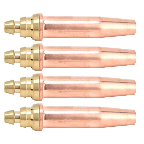 4Pcs Propane Cutting Torch Tips High Temp Resistance Fast Cutting Nozzle 2#