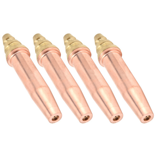 Propane Cutting Torch Tips 4Pcs High Temp Resistance Isobaric Nozzle 1#