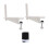 Portable Table Tennis Net Set, Adjustable Clamp, White, 610g 2