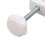 Portable Table Tennis Net Set, Adjustable Clamp, White, 610g 6