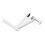 Portable Table Tennis Net Set, Adjustable Clamp, White, 610g 8