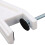 Portable Table Tennis Net Set, Adjustable Clamp, White, 610g 10