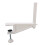 Portable Table Tennis Net Set, Adjustable Clamp, White, 610g 12