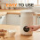 Nut Milk Maker Machine,40oz Soy Milk Maker with Self-Cleaning, Delay Start,Keep Warm,for Juice,Smoothie,Eu Plug 8