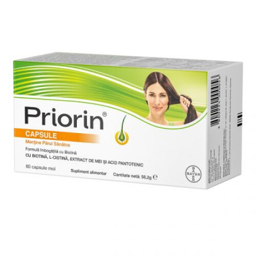Bayer Priorin, 60 capsules, Bayer