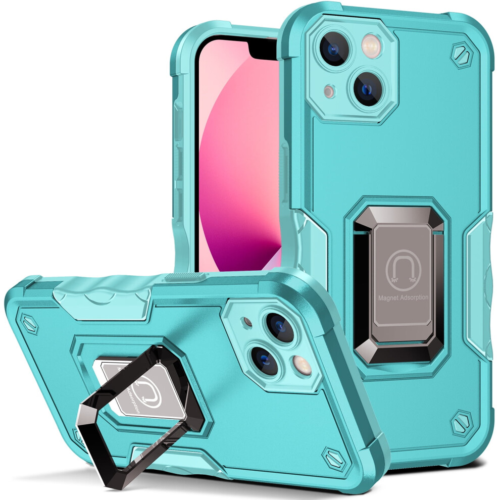 Iphone 13 Case With Kickstand, Camera Protection & Magnetic Mount Â Military Grade, Mint 9448483577649