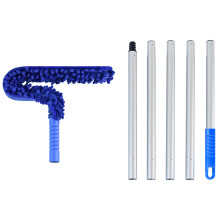 Mop pentru copertină RV cu tampon flexibil, stâlpi extensibili pentru curățarea casei, rulotei, camionului cu remorcă
