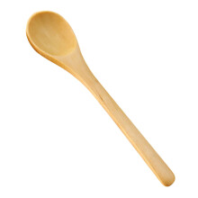 7-teiliges Set 5,5" Holzlöffel – Ovale Rühr- und Mischlöffel mit langem Griff zum Kochen, Backen, Servieren, Probieren und Basteln (Braun, 5,5 x