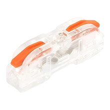 stk. oransje spakkobling, hurtigkoblinger for innstikk, 3,8 mm x 0,35 mm x 0,57 mm, for skjøter – kompatibel med standardledninger