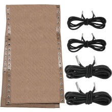 Replacement fabric kit for Zero Gravity Chair—tan, foldable, outdoor/antigravity compatible, includes rope for camping chairs & sun loungers.