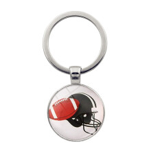 2026 New Soccer Basketball Volleyball Keychain Pendant Border European and American Accessories Key Ring Bag Ornament