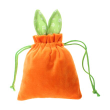 Cute Bunny Ears Drawstring Cloth Bags for Easter – Reusable Candy Pouches for Kids, Sturdy Treat Favors, Garden Tea Party & Holiday Decor
