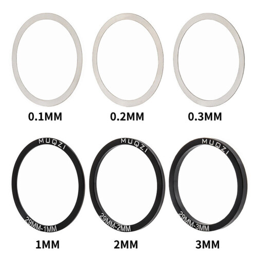 BUYISI 自行车中轴垫片 24/29/30mm 共6片