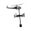 Helicopter Figurine Wind Vane Ornament Wind Direction Indicator Heavy Duty Wind 1