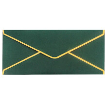 Premium Business Envelopes with Gold Border 10-Pack