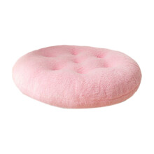 16" Tufted Plush Round Chair Cushions, Non-Slip, Warm Thick Seat Pads for Dining Chairs, Kitchen, School – Compatible with Standard Chairs