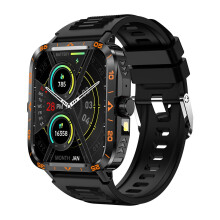 Outdoor Smart Watch 1.95Inch TFT Display Screen for Android Phones Smart Fitness Tracker Flashlight Waterproof for Women Men