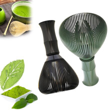 Silicone & Resin Matcha Whisk (Chasen) with Holder – Reusable, Dishwasher Safe, Compatible with Matcha Bowls