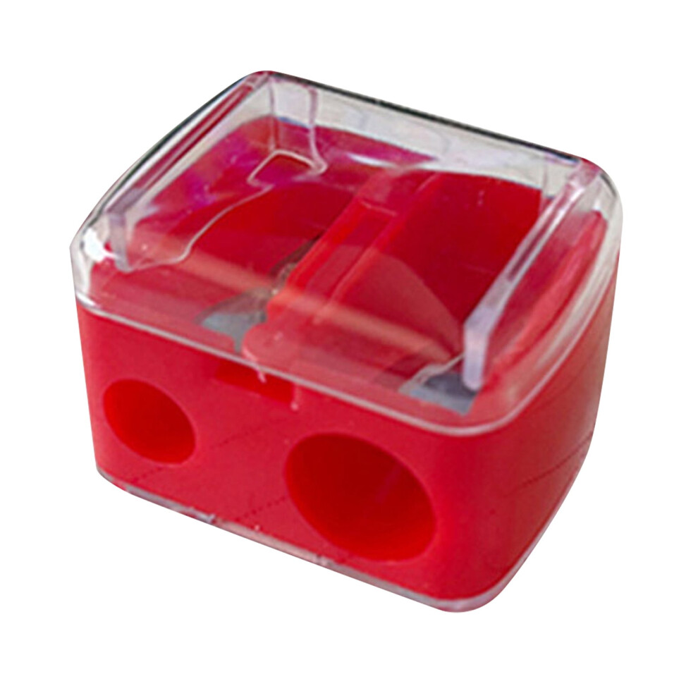 Double-sided handheld eye pencil sharpener for eyeliner, lip & eyebrow pencilsâcompatible with most cosmetic pencils.