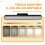 Touch Table Lamp 5 Colors Dimmable Mirror Lights Rechargeable Kitchen Ceiling Light with Remote Control 6