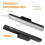 Touch Table Lamp 5 Colors Dimmable Mirror Lights Rechargeable Kitchen Ceiling Light with Remote Control 7