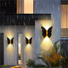 Outdoor LED Wall Light - Waterproof Solar-Powered Garden Night Light for Stairs, Pathway, Fence, Balcony, Courtyard