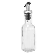 Glass & Spray Plastic Oil Dispenser Bottle for Soy Sauce, Vinegar 250ml