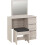 Seconique Malvern 3 Drawer Dressing Table Set Urban Snow 2