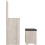 Seconique Malvern 3 Drawer Dressing Table Set Urban Snow 8