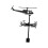 Helicopter Figurine Wind Vane Ornament Wind Direction Indicator Heavy Duty Wind 5