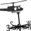 Helicopter Figurine Wind Vane Ornament Wind Direction Indicator Heavy Duty Wind 8