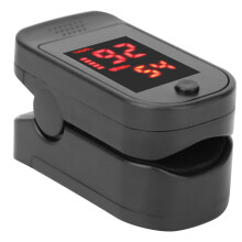 Finger-Puls-Oximeter Blutsauerstoffmonitor, OLED, Schwarz, 58x31x34mm