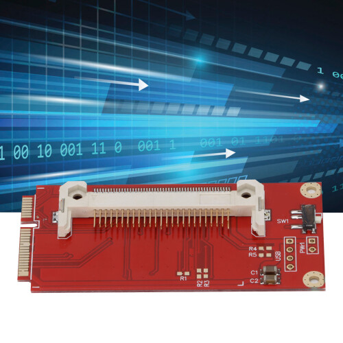 Red Board CF to PCIe Adapter Card for Windows/Linux, Mini PCI-E Converter